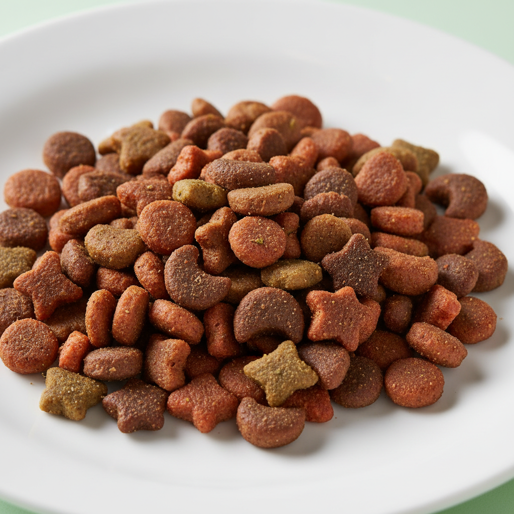 Gourmet kibble detail